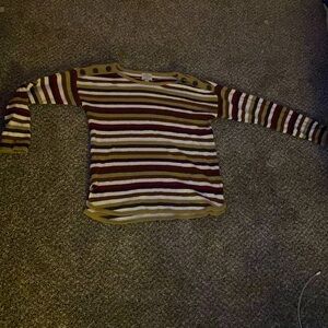 Multi color sweater brand: ST John’s Bay size: M